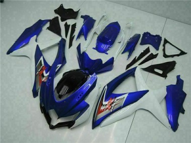 Azul Branco Kits Carenagem Moto Suzuki GSXR 600 / 750 K8 08-10