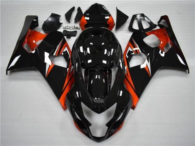 Laranja Preto Kits Carenagem Moto Suzuki GSXR 600 / 750 K4 04-05