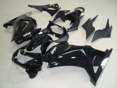 Preto Brilhante Carenagem Moto Kawasaki ZX 250R 08-12