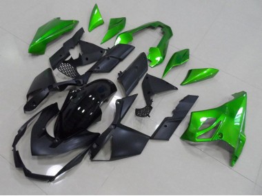 Preto Verde Carenagem Moto Kawasaki Z1000 07-09