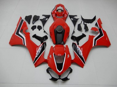 Vermelho Preto Branco Carenagem Moto Honda CBR 1000RR 17-23