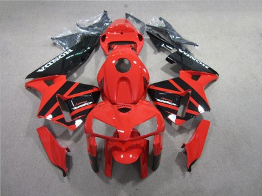 Vermelho Preto Kits Completo Carenagem Moto Honda CBR 600RR 05-06